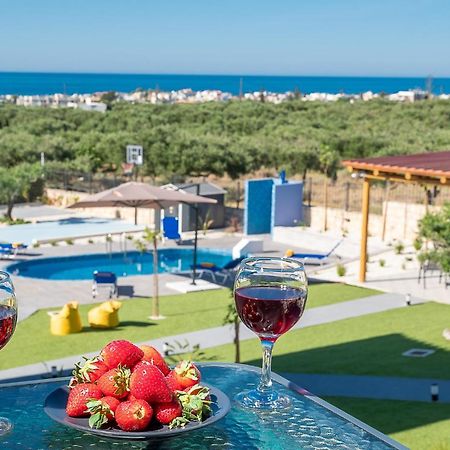 Anna Luxury Sea View Private Villa Гувес Екстер'єр фото