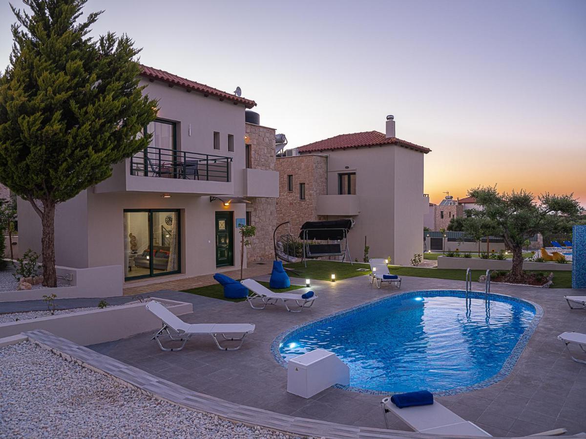 Anna Luxury Sea View Private Villa Гувес Екстер'єр фото